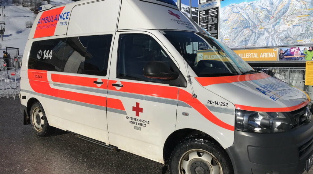 ambulance ski gebied