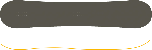 Snowboard S-Rocker Profile