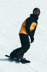 Afbeelding van Snowboard Freestyle Indy Grab landing