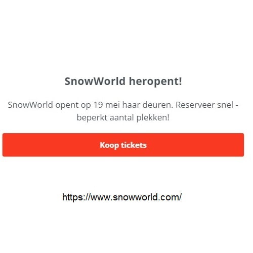 SnowWorld promo