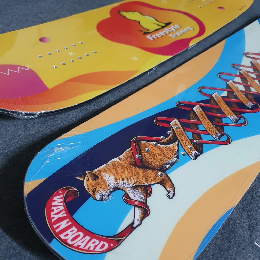 Trampoline Board voor snowboarder
