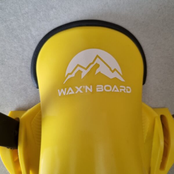 Fixations de snowboard jaunes