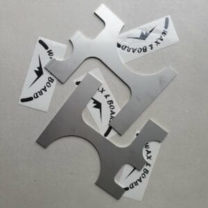 snowboard and ski base repair template