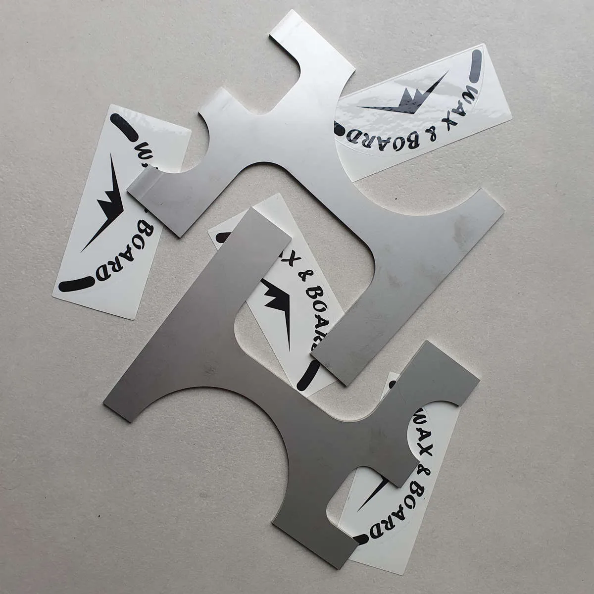 snowboard and ski base repair template
